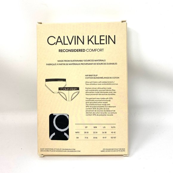 💖MEGA SALE💖Calvin Klein 1 Comfort Hip Briefs Cotton White Men NB2681110 - Picture 5 of 7